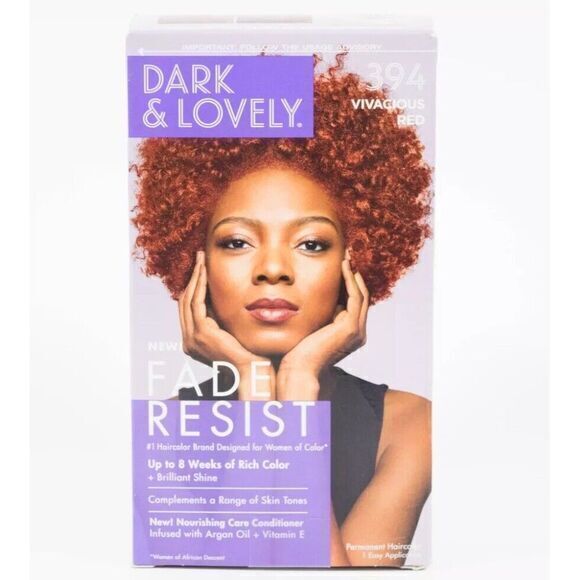 Softsheen‎ Carson Dark & Lovely Fade Resist Hair Color #394 VIVACIOUS RED - Picture 1 of 2